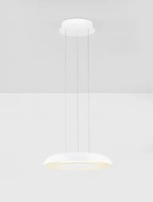 LED stmievateľný biely moderný luster Ormi 40