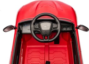 LEAN CARS Elektrické autíčko na batérie Ford Mustang Mach-E 24V červené