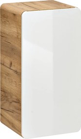 Comad Doplnková kúpeľňová skrinka nízka Aruba White 35 dub craft/biela