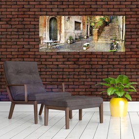 Obraz - Staré ulice Ríma (120x50 cm)
