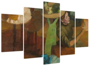 Obraz - Edgar Degas, The Millinery Shop, reprodukcia (150x105 cm)
