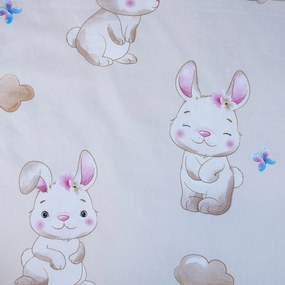Jerry Fabrics Obliečky do postieľky 100x135 + 40x60 cm - Bunny Star