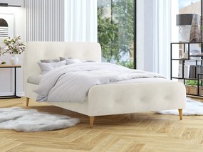 Čalúnená manželská posteľ Loham New, Rozmer postele: 160x200, Farby:: sivá - Expection Heather