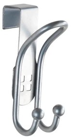 Súprava 2 závesných háčikov na dvere v striebornej farbe Wenko Door Hook