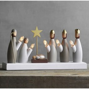 Eglo 410998 - Vianočný svietnik KRUBBA 5xE10/3W/230V