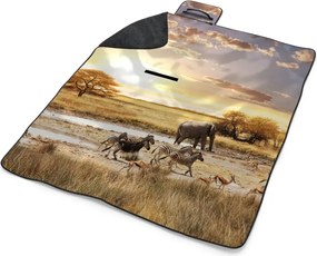 Sablio Plážová deka Safari: 200x140 cm