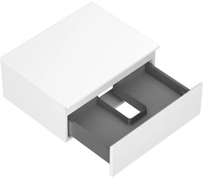 Mexen Orio, kúpeľňová skrinka 60 cm s hornou časťou, 1 zásuvka, biela matná, 91A10-06023-1-BFC01