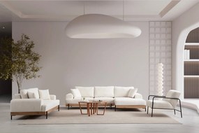 Elegantná rohová pohovka Eti 280 X 170 cm, pravá, biela