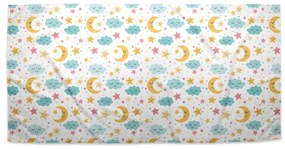 Sablio Uterák Mesiac a modré obláčiky - 50x100 cm