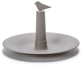 Plastia Pítko pre vtáky Finch, sivá