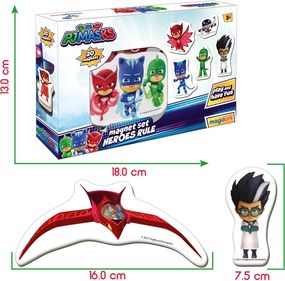 LEAN Toys PJ Masks sada magnetov ME 5031-32