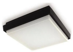 LED2 - LED Vonkajšie stropné svietidlo QUADO LED/10W/230V antracit IP54