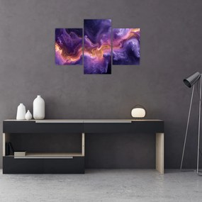 Obraz - Fialová hmlovina (90x60 cm)