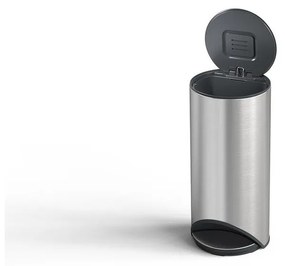 Nášľapný odpadkový kôš z nehrdzavejúcej ocele v lesklo striebornej farbe 30 l Arc – Joseph Joseph