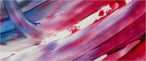 Obraz - ružovo modrej farby (120x50 cm)