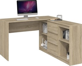Komoda 2D3S Saloe svetlohnedá