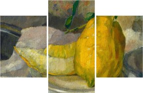 Obraz - French 19th Century, Melon and Lemon, reprodukcia (90x60 cm)
