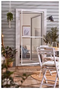 Livarno home Hliníková sieťka proti hmyzu na dvere, 100 x 210 cm (biela)  (100387366)