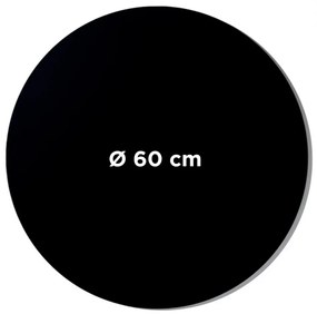 COMPACT 12 BLACK - STOLOVÁ DOSKA Ø60 cm