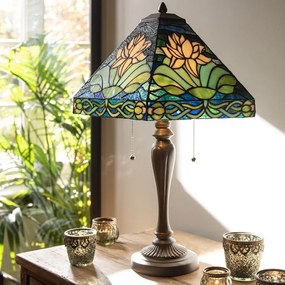 Tiffany stolná lampa 31*61 LOTUS
