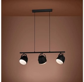 Eglo 390046 - Luster na lanku UPANEMA 3xE27/28W/230V čierna