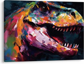 Obraz - Dinosaurus, maľba (70x50 cm)