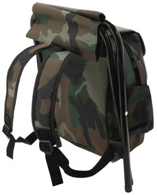 Cattara Skladacia stolička s batohom Olbia army, 30 x 35 x 27 cm
