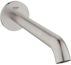 GROHE Essence nástenný vaňový výtok, dĺžka 221 mm, Supersteel, 13449DC1