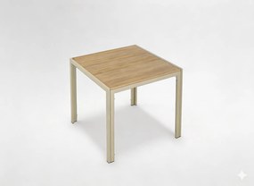 CH Béžový záhradný hliníkový stôl Beno II