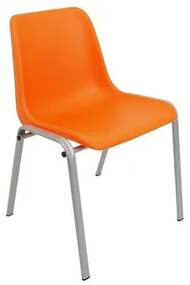 Konferenčná stolička Maxi hliník Červená