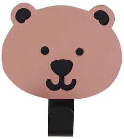 Ružový oceľový háčik bez vŕtania Bear Nupo – LIND DNA