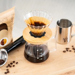 4Home Súprava na prekvapkávanú kávu Dripper, 600 m