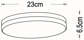 Lucide 79111/24/31 - LED Kúpeľňové svietidlo BISKIT LED/12W/230V IP44 biela