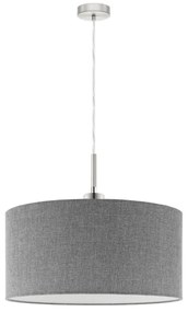 Eglo - LED Luster na lanku TUNJA 1xE27/60W/230V šedá