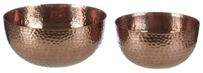 Kovové servírovacie misky v medenej farbe v súprave 2 ks ø 26 cm Solis – Premier Housewares