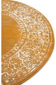 Žltý/oranžový okrúhly koberec ø 160 cm Méridional - Hanse Home