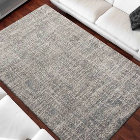 Kvalitný sivý koberec v módnom designe Šírka: 120 cm | Dĺžka: 170 cm