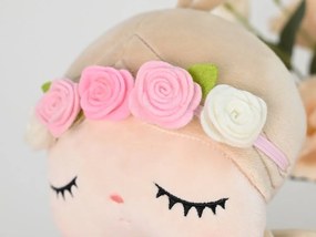 Mojkáčik - Bábika spiaca Anjelik farebné kvety 48 cm