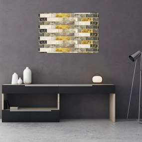 Obraz - Dekor s textúrami (90x60 cm)