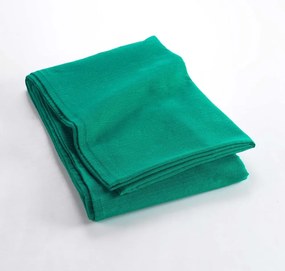 Zelenomodrý pléd 220x240 cm Lucile – douceur d'intérieur