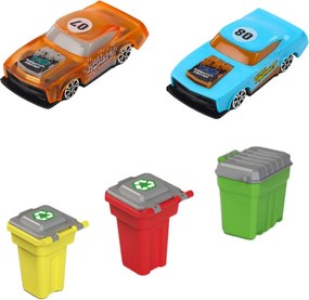 LEAN Toys Mestské smetiarske auto Mestské vozidlo Svetlá Zvuky