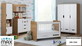 Detská posteľ so zásuvkou NORDI 200x90 cm