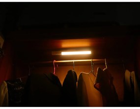 Retlux RLL 513 Lineárne LED svietidlo s PIR senzorom a prepínačom farieb, 26 cm