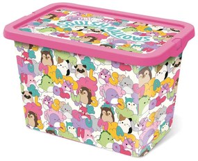 Plastový detský úložný box 29x19x18 cm Stor – SQUISHMALLOWS