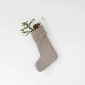 Látková vianočná pančucha Natural – Linen Tales