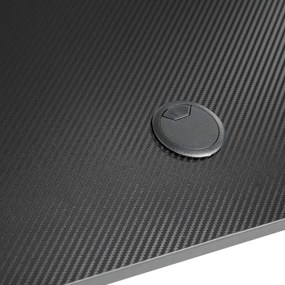 Herný počítačový stôl 120 x 60 cm s držiakom na slúchadlá a nápoj