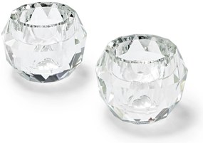 Sklenené svietniky, 2 ks