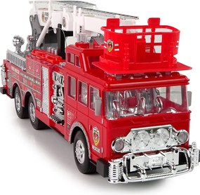 LEAN Toys Diaľkovo ovládané hasičské vozidlo – plynový pedál, brzda, diaľkové ovládanie, zvuk