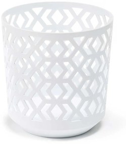 PLASTOVÝ KVETINÁČ ETNIC SADA 2KS 14,8X13,9 CM+20,1X19,5 CM BIELA