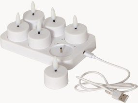 LED sviečky Flame Charge, 6 ks